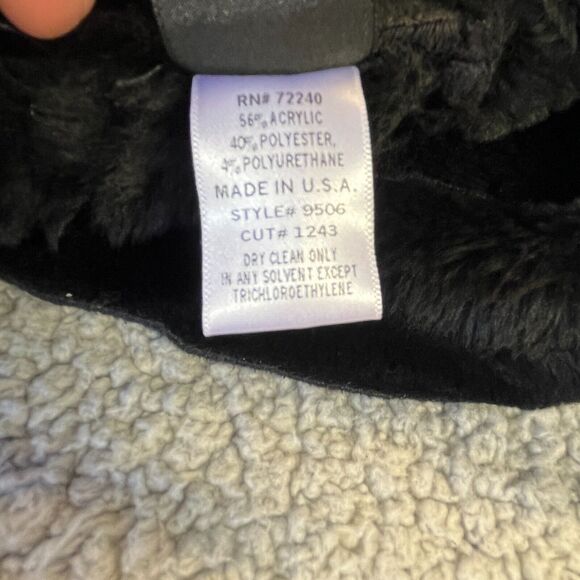 Vintage Nils Hat Womens Black  Faux Fur Polyester Acrylic - Picture 4 of 4